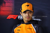 GP CINA, Lando Norris (GBR) McLaren in the FIA Press Conference.

20.03.2025. Formula 1 World Championship, Rd 2, Chinese Grand Prix, Shanghai, China, Preparation Day.

- www.xpbimages.com, EMail: requests@xpbimages.com © Copyright: Moy / XPB Images