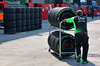 GP CINA, Sauber mechanic with Pirelli tyres in the paddock.

20.03.2025. Formula 1 World Championship, Rd 2, Chinese Grand Prix, Shanghai, China, Preparation Day.

- www.xpbimages.com, EMail: requests@xpbimages.com © Copyright: Batchelor / XPB Images