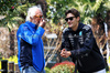 GP CINA, (L to R): Flavio Briatore (ITA) Alpine F1 Team Executive Advisor with George Russell (GBR) Mercedes AMG F1.

20.03.2025. Formula 1 World Championship, Rd 2, Chinese Grand Prix, Shanghai, China, Preparation Day.

- www.xpbimages.com, EMail: requests@xpbimages.com © Copyright: Bearne / XPB Images