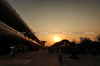 GP CINA, Paddock Atmosfera - sunset.

20.03.2025. Formula 1 World Championship, Rd 2, Chinese Grand Prix, Shanghai, China, Preparation Day.

- www.xpbimages.com, EMail: requests@xpbimages.com © Copyright: Moy / XPB Images
