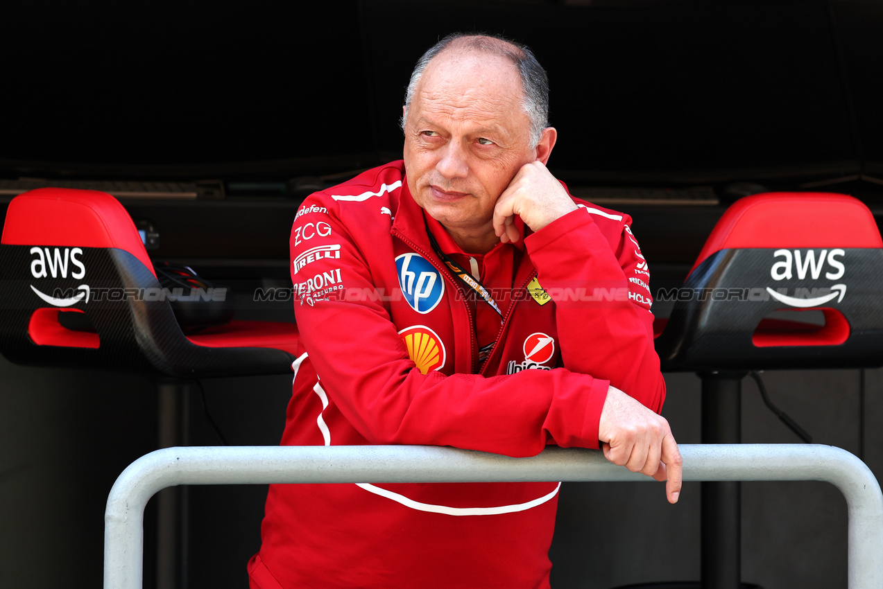 GP CINA, Frederic Vasseur (FRA) Ferrari Team Principal.

22.03.2025. Formula 1 World Championship, Rd 2, Chinese Grand Prix, Shanghai, China, Sprint e Qualifiche Day.

- www.xpbimages.com, EMail: requests@xpbimages.com © Copyright: Moy / XPB Images