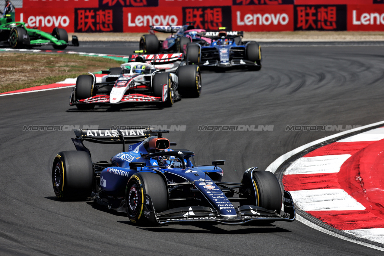 GP CINA, Alexander Albon (THA) Atlassian Williams Racing FW47.

22.03.2025. Formula 1 World Championship, Rd 2, Chinese Grand Prix, Shanghai, China, Sprint e Qualifiche Day.

- www.xpbimages.com, EMail: requests@xpbimages.com © Copyright: Moy / XPB Images
