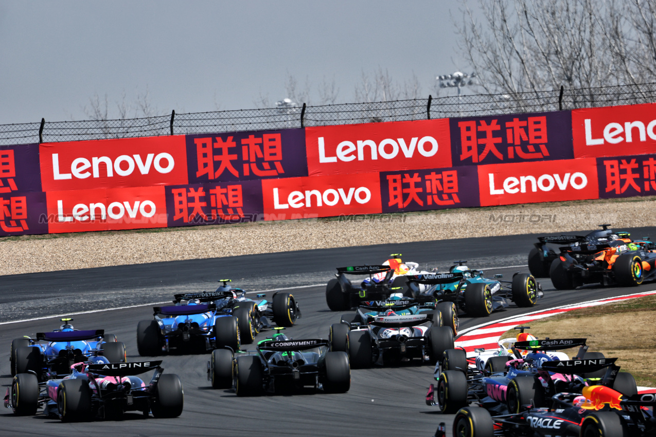 GP CINA, Pierre Gasly (FRA) Alpine F1 Team A525 at the partenza of the race.

22.03.2025. Formula 1 World Championship, Rd 2, Chinese Grand Prix, Shanghai, China, Sprint e Qualifiche Day.

- www.xpbimages.com, EMail: requests@xpbimages.com © Copyright: Batchelor / XPB Images