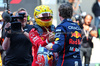 GP CINA, (L to R): Gara winner Lewis Hamilton (GBR) Ferrari in Sprint parc ferme with third placed Max Verstappen (NLD) Red Bull Racing.

22.03.2025. Formula 1 World Championship, Rd 2, Chinese Grand Prix, Shanghai, China, Sprint e Qualifiche Day.

- www.xpbimages.com, EMail: requests@xpbimages.com © Copyright: Batchelor / XPB Images