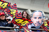 GP CINA, Circuit Atmosfera - Lewis Hamilton (GBR) Ferrari fans in the grandstand.

22.03.2025. Formula 1 World Championship, Rd 2, Chinese Grand Prix, Shanghai, China, Sprint e Qualifiche Day.

- www.xpbimages.com, EMail: requests@xpbimages.com © Copyright: Bearne / XPB Images