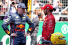 GP CINA, Gara winner Lewis Hamilton (GBR) Ferrari (Right) in Sprint parc ferme with third placed Max Verstappen (NLD) Red Bull Racing.

22.03.2025. Formula 1 World Championship, Rd 2, Chinese Grand Prix, Shanghai, China, Sprint e Qualifiche Day.

- www.xpbimages.com, EMail: requests@xpbimages.com © Copyright: Bearne / XPB Images