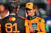 GP CINA, Third placed Lando Norris (GBR) McLaren in qualifying parc ferme with pole sitter Oscar Piastri (AUS) McLaren.

22.03.2025. Formula 1 World Championship, Rd 2, Chinese Grand Prix, Shanghai, China, Sprint e Qualifiche Day.

- www.xpbimages.com, EMail: requests@xpbimages.com © Copyright: Charniaux / XPB Images