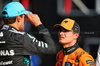 GP CINA, Third placed Lando Norris (GBR) McLaren in qualifying parc ferme with second placed George Russell (GBR) Mercedes AMG F1.

22.03.2025. Formula 1 World Championship, Rd 2, Chinese Grand Prix, Shanghai, China, Sprint e Qualifiche Day.

- www.xpbimages.com, EMail: requests@xpbimages.com © Copyright: Charniaux / XPB Images