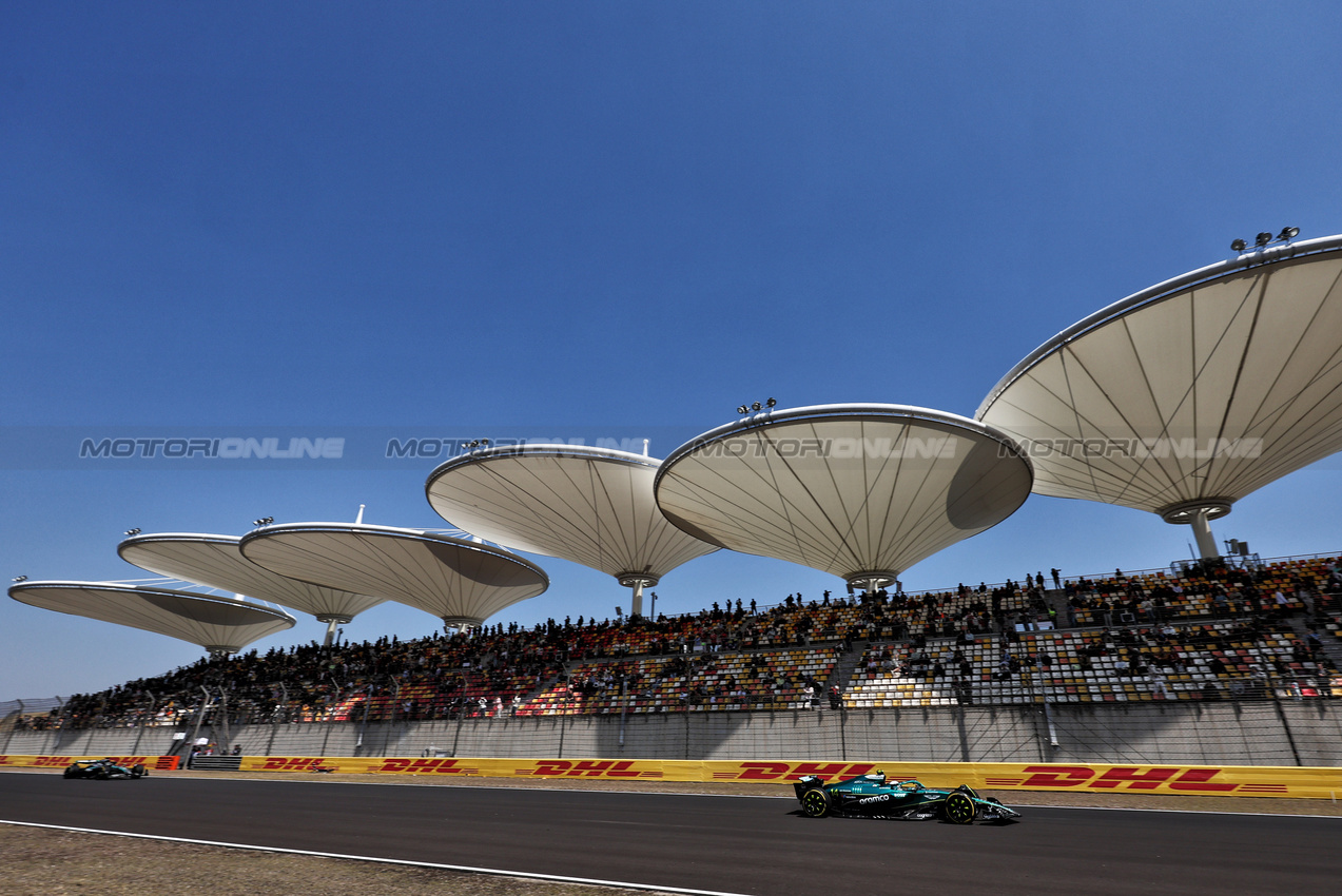 GP CINA, Fernando Alonso (ESP) Aston Martin F1 Team AMR25.

21.03.2025. Formula 1 World Championship, Rd 2, Chinese Grand Prix, Shanghai, China, Sprint Qualifiche Day.

- www.xpbimages.com, EMail: requests@xpbimages.com © Copyright: Moy / XPB Images