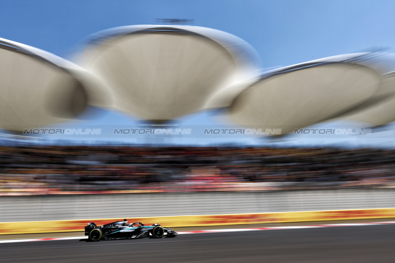 GP CINA, George Russell (GBR) Mercedes AMG F1 W16.

21.03.2025. Formula 1 World Championship, Rd 2, Chinese Grand Prix, Shanghai, China, Sprint Qualifiche Day.

- www.xpbimages.com, EMail: requests@xpbimages.com © Copyright: Moy / XPB Images