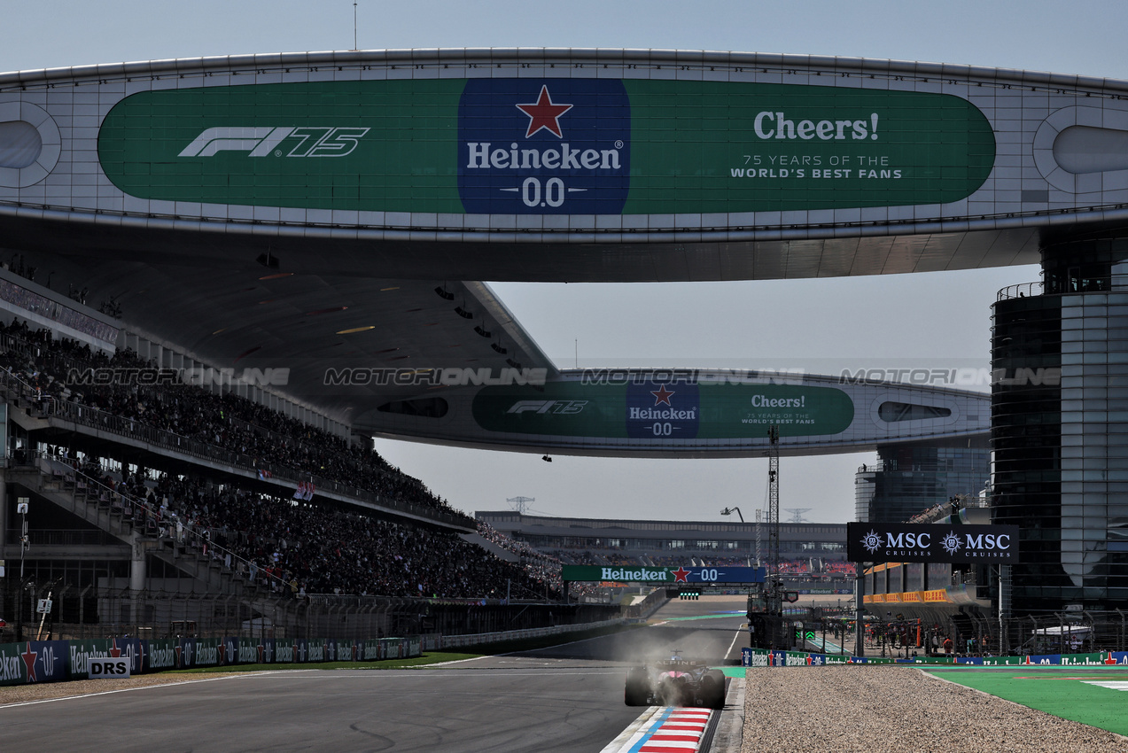 GP CINA, Pierre Gasly (FRA) Alpine F1 Team A525.

21.03.2025. Formula 1 World Championship, Rd 2, Chinese Grand Prix, Shanghai, China, Sprint Qualifiche Day.

- www.xpbimages.com, EMail: requests@xpbimages.com © Copyright: Moy / XPB Images
