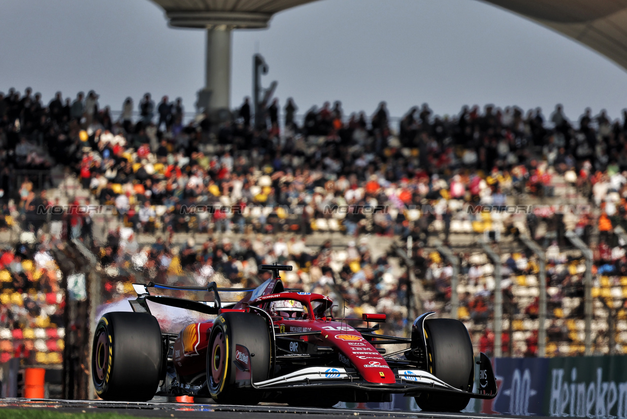 GP CINA, Charles Leclerc (MON) Ferrari SF-25.

21.03.2025. Formula 1 World Championship, Rd 2, Chinese Grand Prix, Shanghai, China, Sprint Qualifiche Day.

- www.xpbimages.com, EMail: requests@xpbimages.com © Copyright: Bearne / XPB Images