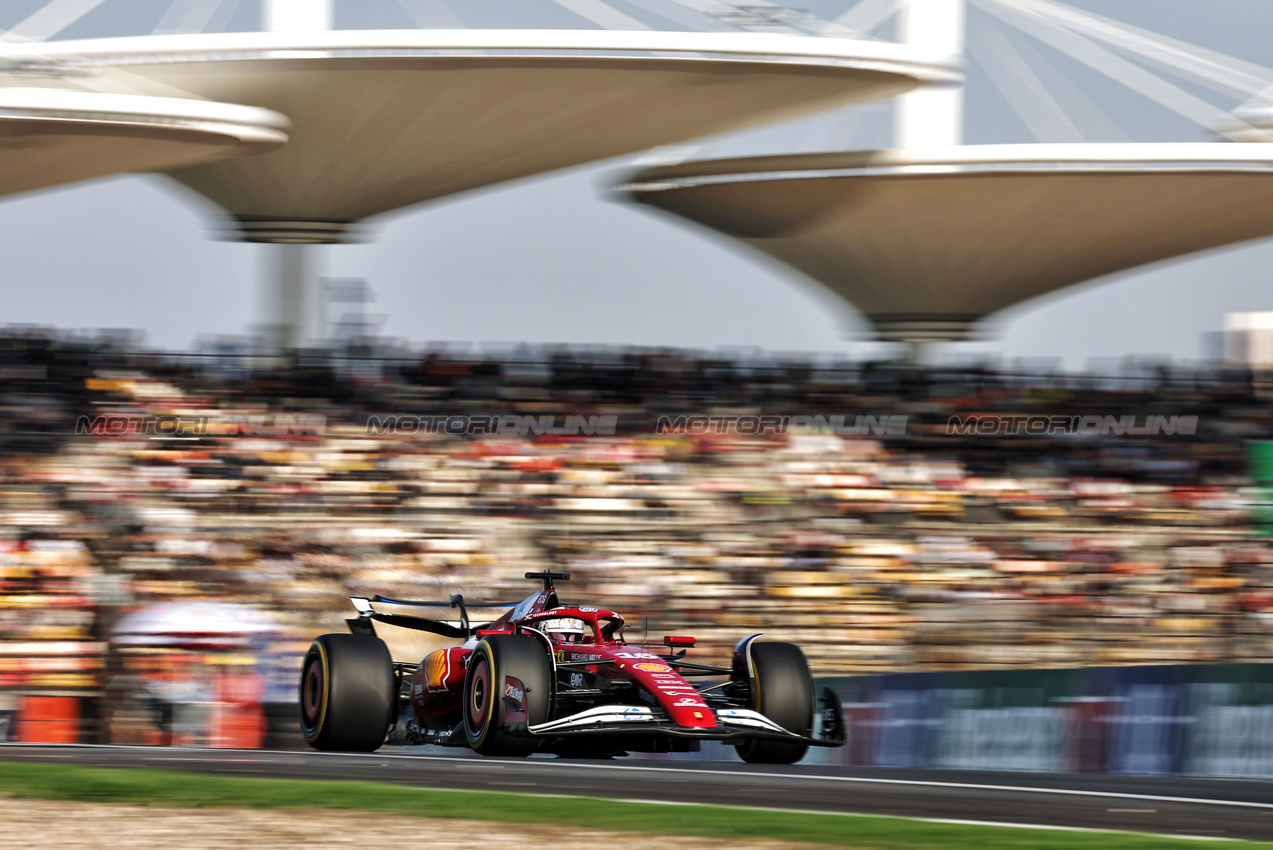 GP CINA, Charles Leclerc (MON) Ferrari SF-25.

21.03.2025. Formula 1 World Championship, Rd 2, Chinese Grand Prix, Shanghai, China, Sprint Qualifiche Day.

- www.xpbimages.com, EMail: requests@xpbimages.com © Copyright: Bearne / XPB Images