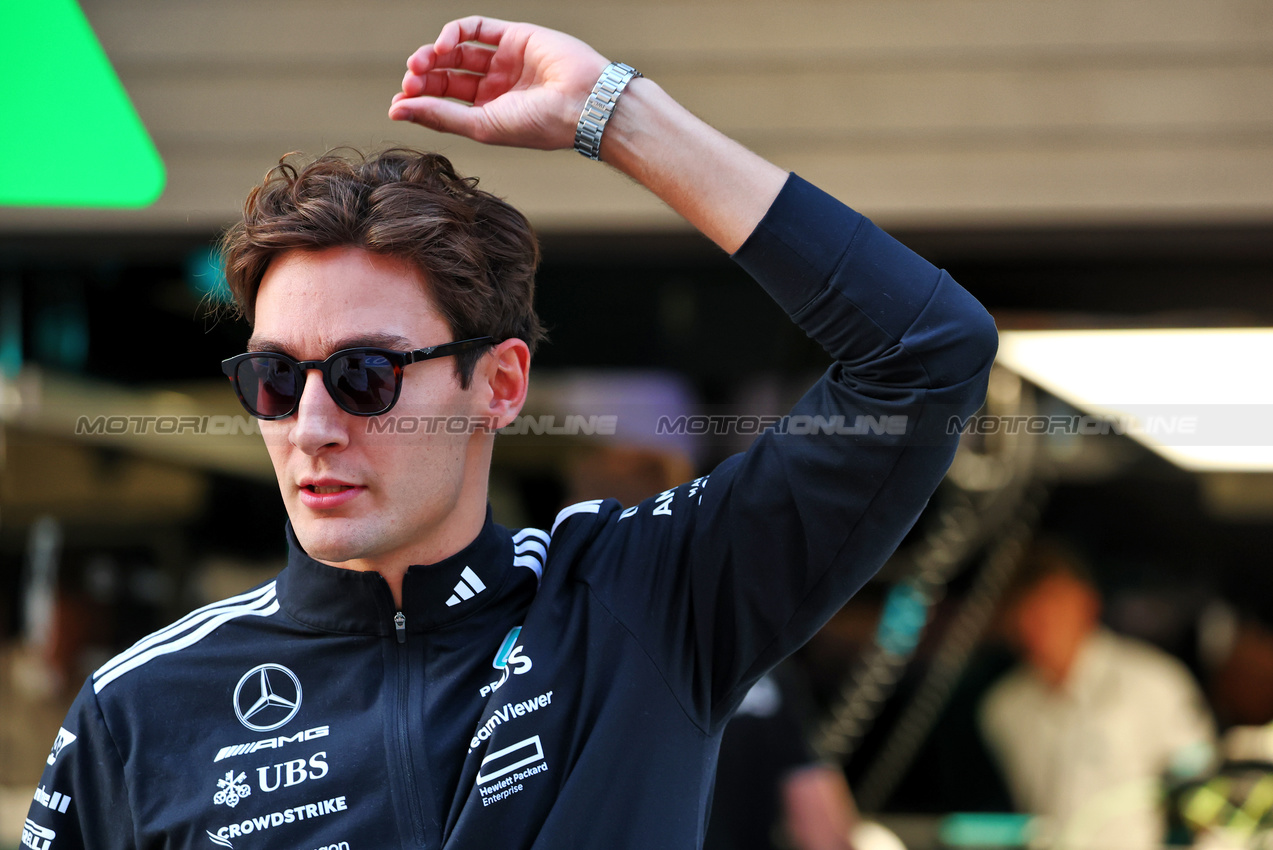 GP CINA, George Russell (GBR) Mercedes AMG F1.

21.03.2025. Formula 1 World Championship, Rd 2, Chinese Grand Prix, Shanghai, China, Sprint Qualifiche Day.

- www.xpbimages.com, EMail: requests@xpbimages.com © Copyright: Batchelor / XPB Images