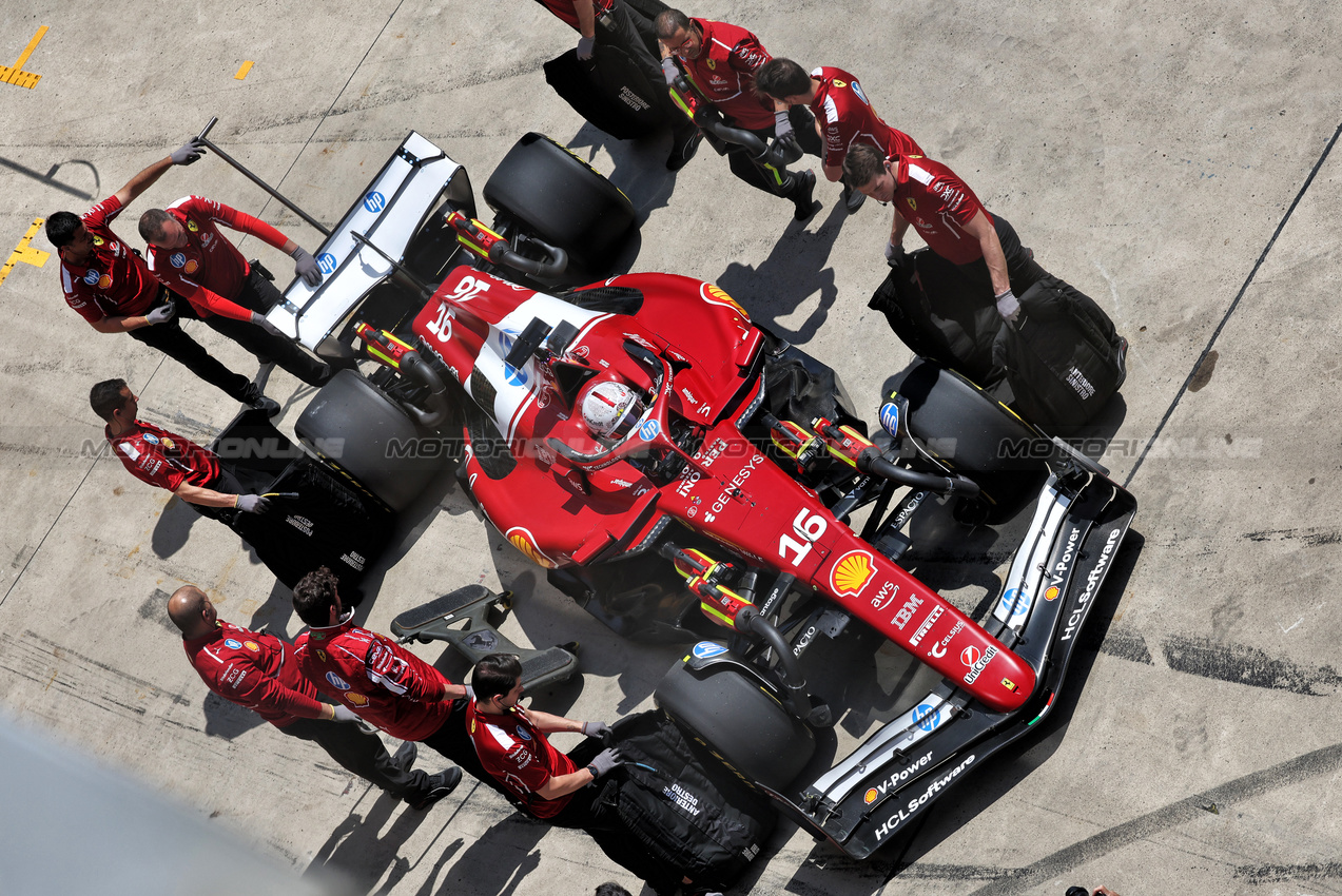 GP CINA, Charles Leclerc (MON) Ferrari SF-25.

21.03.2025. Formula 1 World Championship, Rd 2, Chinese Grand Prix, Shanghai, China, Sprint Qualifiche Day.

- www.xpbimages.com, EMail: requests@xpbimages.com © Copyright: Bearne / XPB Images