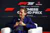 GP CINA, Tom Clarkson (GBR) Journalist in the FIA Press Conference.

21.03.2025. Formula 1 World Championship, Rd 2, Chinese Grand Prix, Shanghai, China, Sprint Qualifiche Day.

- www.xpbimages.com, EMail: requests@xpbimages.com © Copyright: Moy / XPB Images