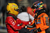 GP CINA, (L to R): Lewis Hamilton (GBR) Ferrari celebrates his pole position in Sprint Qualifiche parc ferme with Oscar Piastri (AUS) McLaren.

21.03.2025. Formula 1 World Championship, Rd 2, Chinese Grand Prix, Shanghai, China, Sprint Qualifiche Day.

- www.xpbimages.com, EMail: requests@xpbimages.com © Copyright: Charniaux / XPB Images