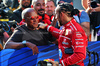 GP CINA, Lewis Hamilton (GBR) Ferrari celebrates pole position in Sprint Qualifiche parc ferme with his father Anthony Hamilton (GBR).

21.03.2025. Formula 1 World Championship, Rd 2, Chinese Grand Prix, Shanghai, China, Sprint Qualifiche Day.

- www.xpbimages.com, EMail: requests@xpbimages.com © Copyright: Batchelor / XPB Images