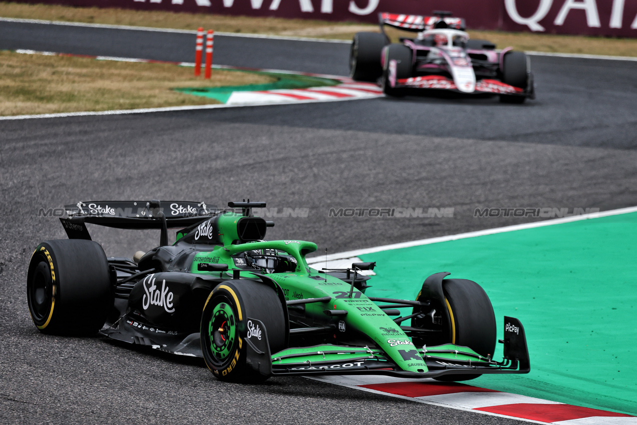 GP GIAPPONE, Nico Hulkenberg (GER) Sauber C45.

06.04.2025. Formula 1 World Championship, Rd 3, Japanese Grand Prix, Suzuka, Japan, Gara Day.

- www.xpbimages.com, EMail: requests@xpbimages.com © Copyright: Moy / XPB Images