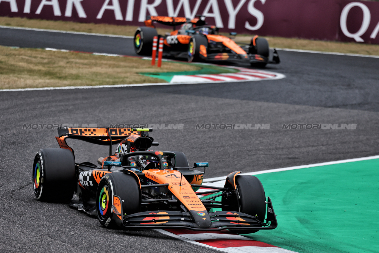 GP GIAPPONE, Lando Norris (GBR) McLaren MCL39.

06.04.2025. Formula 1 World Championship, Rd 3, Japanese Grand Prix, Suzuka, Japan, Gara Day.

- www.xpbimages.com, EMail: requests@xpbimages.com © Copyright: Moy / XPB Images