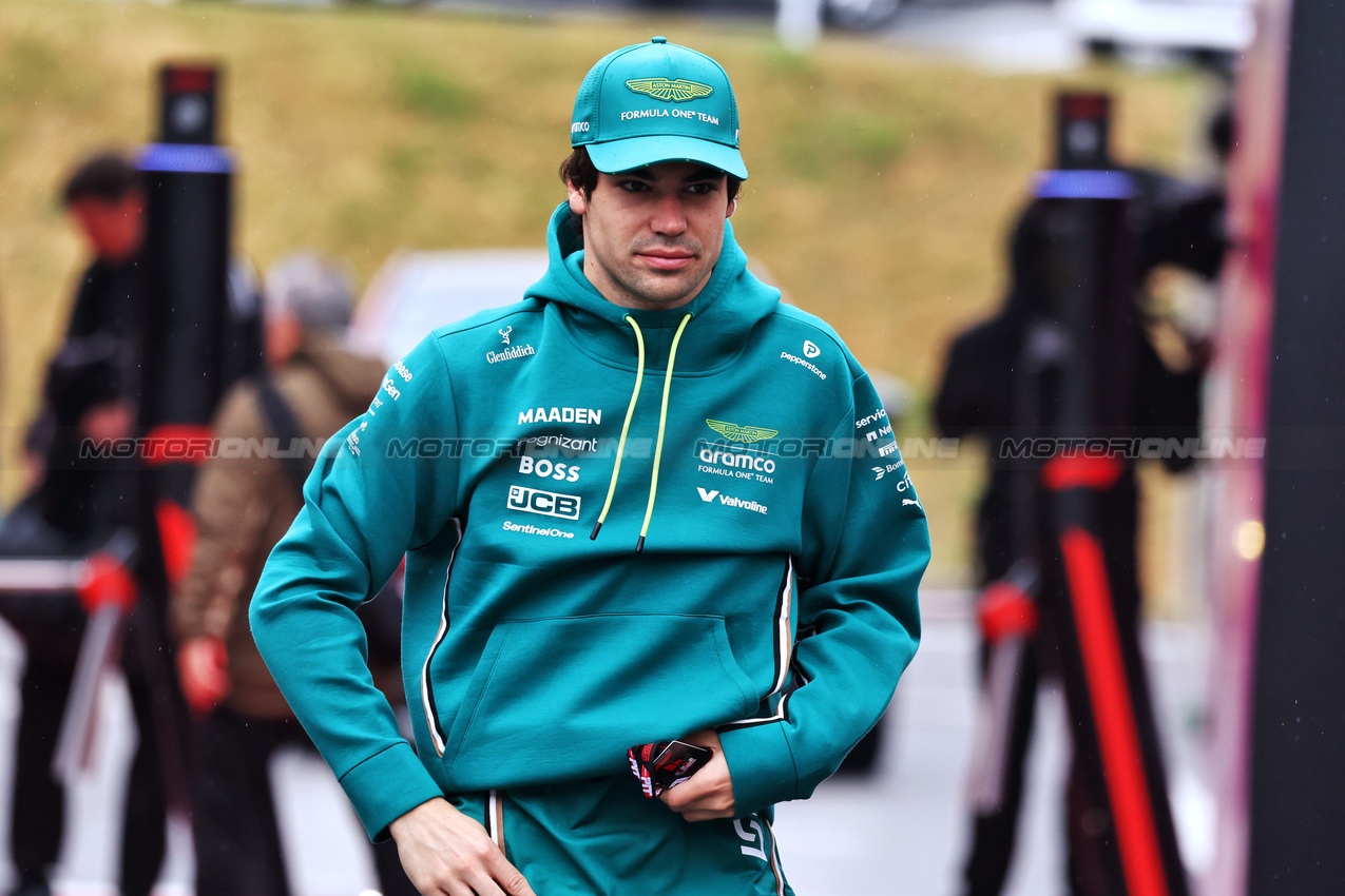 GP GIAPPONE, Lance Stroll (CDN) Aston Martin F1 Team.

06.04.2025. Formula 1 World Championship, Rd 3, Japanese Grand Prix, Suzuka, Japan, Gara Day.

- www.xpbimages.com, EMail: requests@xpbimages.com © Copyright: Moy / XPB Images