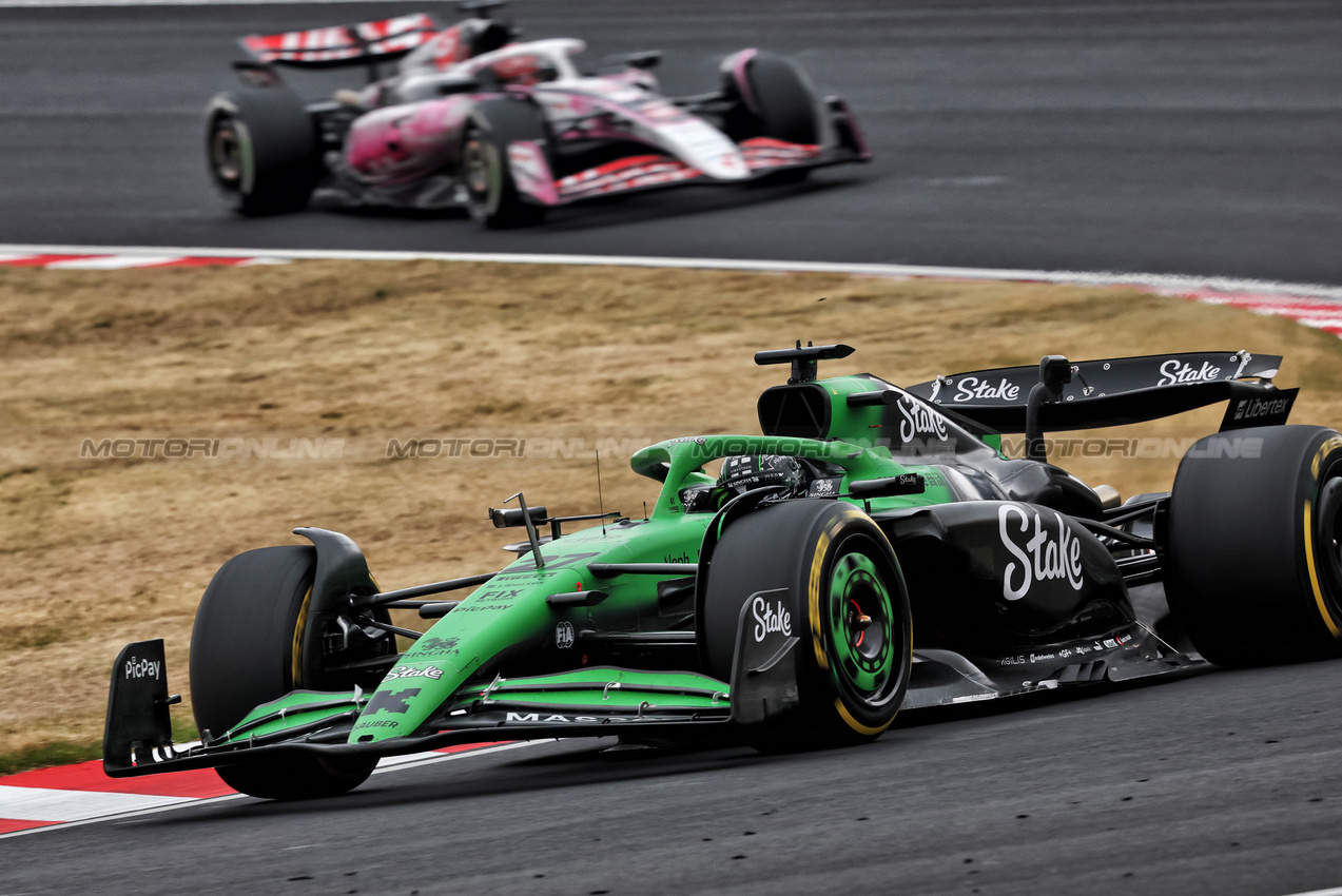 GP GIAPPONE, Nico Hulkenberg (GER) Sauber C45.

06.04.2025. Formula 1 World Championship, Rd 3, Japanese Grand Prix, Suzuka, Japan, Gara Day.

- www.xpbimages.com, EMail: requests@xpbimages.com © Copyright: Charniaux / XPB Images