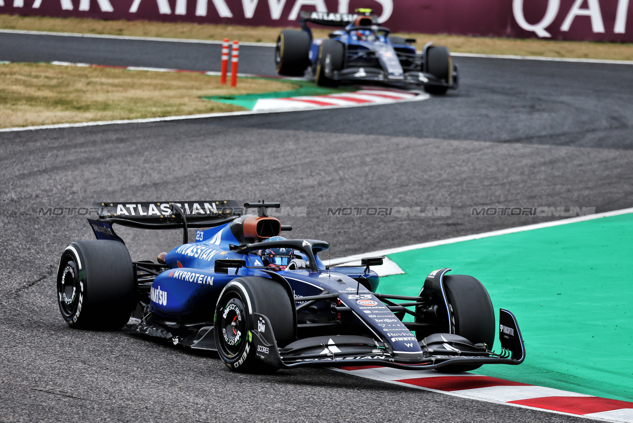 GP GIAPPONE, Alexander Albon (THA) Atlassian Williams Racing FW47.

06.04.2025. Formula 1 World Championship, Rd 3, Japanese Grand Prix, Suzuka, Japan, Gara Day.

- www.xpbimages.com, EMail: requests@xpbimages.com © Copyright: Moy / XPB Images