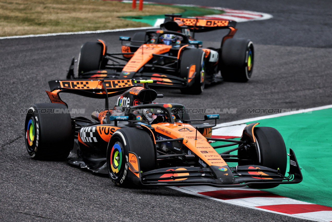GP GIAPPONE, Oscar Piastri (AUS) McLaren MCL39.

06.04.2025. Formula 1 World Championship, Rd 3, Japanese Grand Prix, Suzuka, Japan, Gara Day.

- www.xpbimages.com, EMail: requests@xpbimages.com © Copyright: Moy / XPB Images