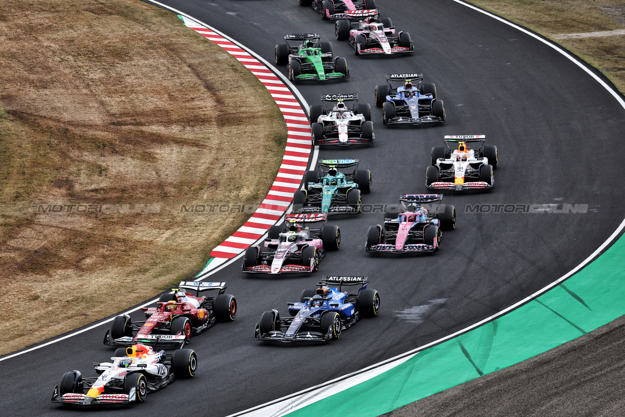 GP GIAPPONE, Isack Hadjar (FRA) Racing Bulls VCARB 02 at the partenza of the race.

06.04.2025. Formula 1 World Championship, Rd 3, Japanese Grand Prix, Suzuka, Japan, Gara Day.

- www.xpbimages.com, EMail: requests@xpbimages.com © Copyright: Moy / XPB Images