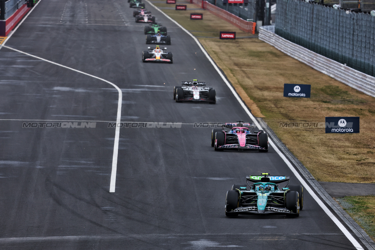 GP GIAPPONE, Fernando Alonso (ESP) Aston Martin F1 Team AMR25.

06.04.2025. Formula 1 World Championship, Rd 3, Japanese Grand Prix, Suzuka, Japan, Gara Day.

- www.xpbimages.com, EMail: requests@xpbimages.com © Copyright: Batchelor / XPB Images