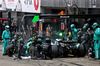 GP GIAPPONE, George Russell (GBR) Mercedes AMG F1 W16 makes a pit stop.

06.04.2025. Formula 1 World Championship, Rd 3, Japanese Grand Prix, Suzuka, Japan, Gara Day.

- www.xpbimages.com, EMail: requests@xpbimages.com © Copyright: Batchelor / XPB Images