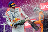 GP GIAPPONE, Gara winner Max Verstappen (NLD) Red Bull Racing celebrates on the podium.

06.04.2025. Formula 1 World Championship, Rd 3, Japanese Grand Prix, Suzuka, Japan, Gara Day.

 - www.xpbimages.com, EMail: requests@xpbimages.com © Copyright: Coates / XPB Images