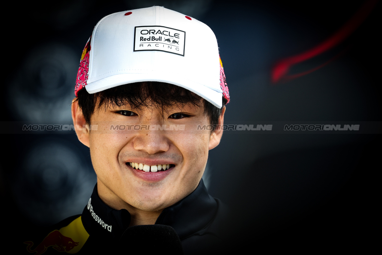 GP GIAPPONE, Yuki Tsunoda (JPN), Red Bull Racing 
03.04.2025. Formula 1 World Championship, Rd 3, Japanese Grand Prix, Suzuka, Japan, Preparation Day.
- www.xpbimages.com, EMail: requests@xpbimages.com © Copyright: Charniaux / XPB Images