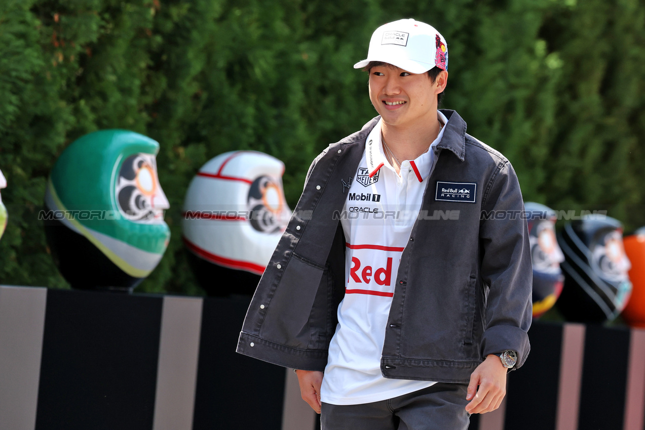GP GIAPPONE, Yuki Tsunoda (JPN) Red Bull Racing.

03.04.2025. Formula 1 World Championship, Rd 3, Japanese Grand Prix, Suzuka, Japan, Preparation Day.

- www.xpbimages.com, EMail: requests@xpbimages.com © Copyright: Moy / XPB Images