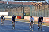 GP GIAPPONE, (R to L): Carlos Sainz (ESP) Atlassian Williams Racing; Valtteri Bottas (FIN) Mercedes AMG F1 Reserve Driver; Roberto Mehri (ESP); e Antonio Giovinazzi (ITA) Ferrari Reserve Driver, ride the circuit.

03.04.2025. Formula 1 World Championship, Rd 3, Japanese Grand Prix, Suzuka, Japan, Preparation Day.

- www.xpbimages.com, EMail: requests@xpbimages.com © Copyright: Moy / XPB Images