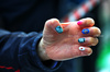 GP GIAPPONE, Circuit Atmosfera - painted fingernails supporting Fernando Alonso (ESP) Aston Martin F1 Team.

03.04.2025. Formula 1 World Championship, Rd 3, Japanese Grand Prix, Suzuka, Japan, Preparation Day.

- www.xpbimages.com, EMail: requests@xpbimages.com © Copyright: Batchelor / XPB Images