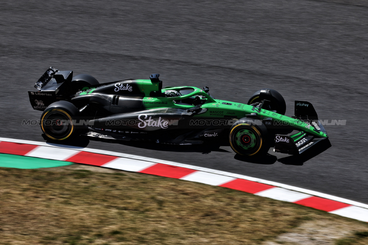 GP GIAPPONE, Nico Hulkenberg (GER) Sauber C45.

05.04.2025. Formula 1 World Championship, Rd 3, Japanese Grand Prix, Suzuka, Japan, Qualifiche Day.

- www.xpbimages.com, EMail: requests@xpbimages.com © Copyright: Moy / XPB Images