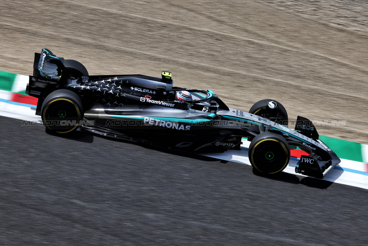 GP GIAPPONE, Andrea Kimi Antonelli (ITA) Mercedes AMG F1 W16.

05.04.2025. Formula 1 World Championship, Rd 3, Japanese Grand Prix, Suzuka, Japan, Qualifiche Day.

- www.xpbimages.com, EMail: requests@xpbimages.com © Copyright: Moy / XPB Images