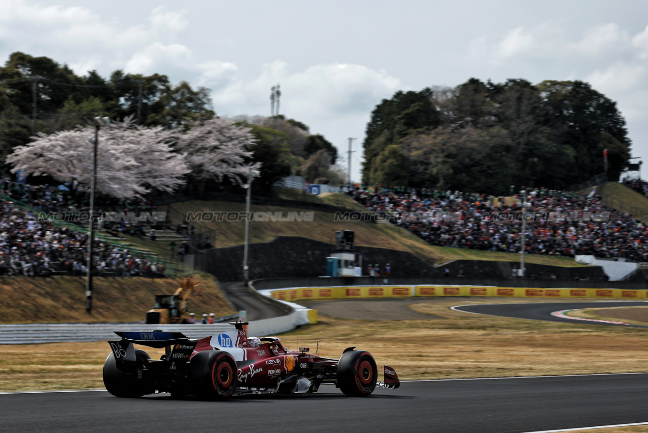 GP GIAPPONE, Charles Leclerc (MON) Ferrari SF-25.

05.04.2025. Formula 1 World Championship, Rd 3, Japanese Grand Prix, Suzuka, Japan, Qualifiche Day.

- www.xpbimages.com, EMail: requests@xpbimages.com © Copyright: Charniaux / XPB Images