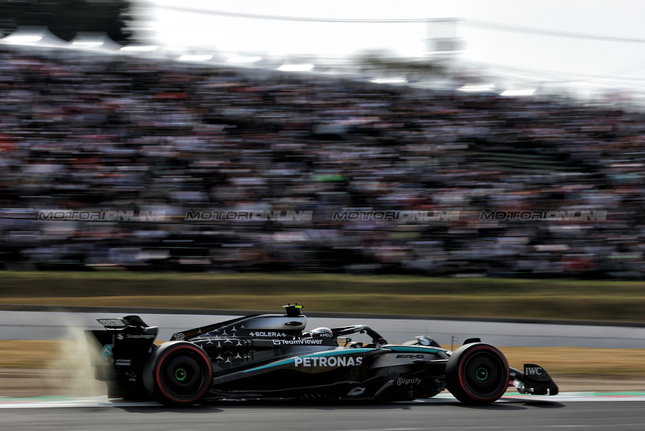 GP GIAPPONE, Andrea Kimi Antonelli (ITA) Mercedes AMG F1 W16.

05.04.2025. Formula 1 World Championship, Rd 3, Japanese Grand Prix, Suzuka, Japan, Qualifiche Day.

- www.xpbimages.com, EMail: requests@xpbimages.com © Copyright: Charniaux / XPB Images