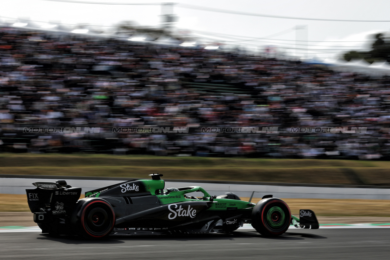 GP GIAPPONE, Nico Hulkenberg (GER) Sauber C45.

05.04.2025. Formula 1 World Championship, Rd 3, Japanese Grand Prix, Suzuka, Japan, Qualifiche Day.

- www.xpbimages.com, EMail: requests@xpbimages.com © Copyright: Charniaux / XPB Images