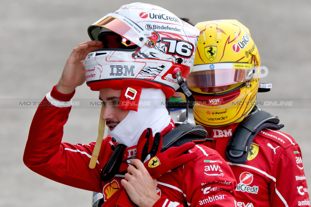 GP GIAPPONE, Charles Leclerc (MON) Ferrari in qualifying parc ferme.

05.04.2025. Formula 1 World Championship, Rd 3, Japanese Grand Prix, Suzuka, Japan, Qualifiche Day.

 - www.xpbimages.com, EMail: requests@xpbimages.com © Copyright: Coates / XPB Images