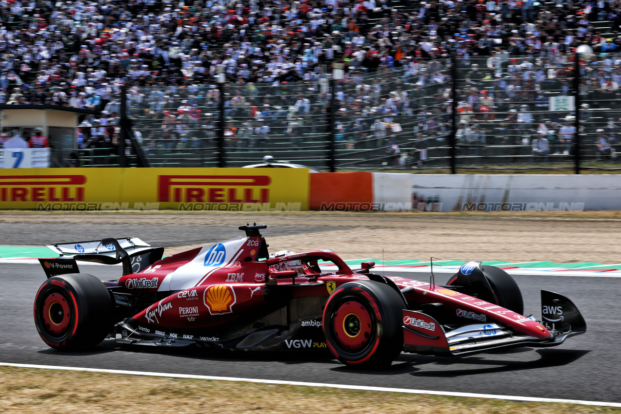 GP GIAPPONE, Charles Leclerc (MON) Ferrari SF-25.

05.04.2025. Formula 1 World Championship, Rd 3, Japanese Grand Prix, Suzuka, Japan, Qualifiche Day.

- www.xpbimages.com, EMail: requests@xpbimages.com © Copyright: Batchelor / XPB Images