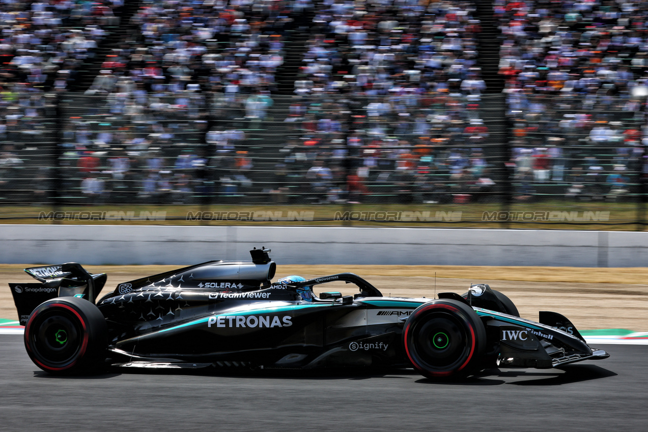 GP GIAPPONE, George Russell (GBR) Mercedes AMG F1 W16.

05.04.2025. Formula 1 World Championship, Rd 3, Japanese Grand Prix, Suzuka, Japan, Qualifiche Day.

- www.xpbimages.com, EMail: requests@xpbimages.com © Copyright: Batchelor / XPB Images