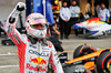 GP GIAPPONE, Max Verstappen (NLD) Red Bull Racing celebrates his pole position in qualifying parc ferme.

05.04.2025. Formula 1 World Championship, Rd 3, Japanese Grand Prix, Suzuka, Japan, Qualifiche Day.

- www.xpbimages.com, EMail: requests@xpbimages.com © Copyright: Batchelor / XPB Images