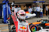 GP GIAPPONE, Max Verstappen (NLD) Red Bull Racing celebrates his pole position in qualifying parc ferme.

05.04.2025. Formula 1 World Championship, Rd 3, Japanese Grand Prix, Suzuka, Japan, Qualifiche Day.

- www.xpbimages.com, EMail: requests@xpbimages.com © Copyright: Batchelor / XPB Images