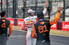 GP GIAPPONE, (L to R): Lando Norris (GBR) McLaren; pole sitter Max Verstappen (NLD) Red Bull Racing; e Oscar Piastri (AUS) McLaren in qualifying parc ferme.

05.04.2025. Formula 1 World Championship, Rd 3, Japanese Grand Prix, Suzuka, Japan, Qualifiche Day.

- www.xpbimages.com, EMail: requests@xpbimages.com © Copyright: Moy / XPB Images