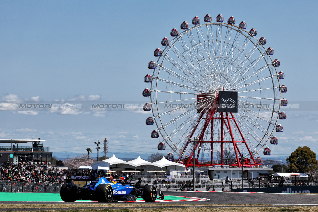 GP GIAPPONE, Carlos Sainz (ESP) Atlassian Williams Racing FW46.

04.04.2025. Formula 1 World Championship, Rd 3, Japanese Grand Prix, Suzuka, Japan, Practice Day.

- www.xpbimages.com, EMail: requests@xpbimages.com © Copyright: Moy / XPB Images