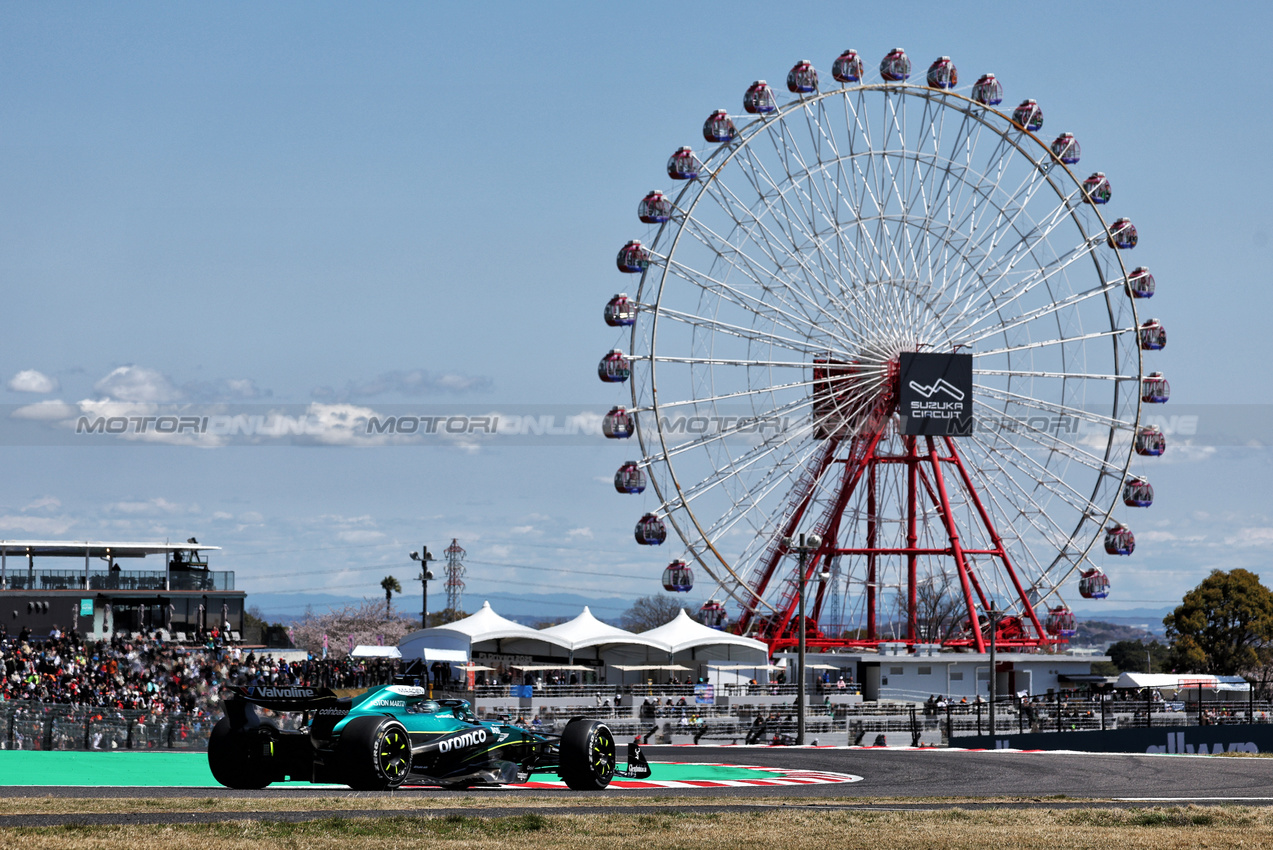 GP GIAPPONE, Lance Stroll (CDN) Aston Martin F1 Team AMR25.

04.04.2025. Formula 1 World Championship, Rd 3, Japanese Grand Prix, Suzuka, Japan, Practice Day.

- www.xpbimages.com, EMail: requests@xpbimages.com © Copyright: Moy / XPB Images