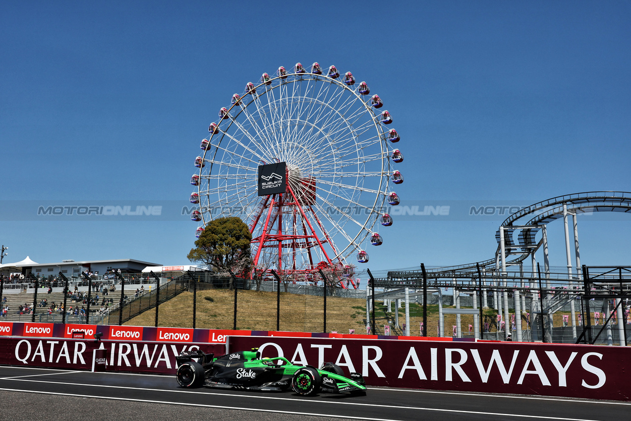 GP GIAPPONE, Gabriel Bortoleto (BRA) Sauber C45.

04.04.2025. Formula 1 World Championship, Rd 3, Japanese Grand Prix, Suzuka, Japan, Practice Day.

- www.xpbimages.com, EMail: requests@xpbimages.com © Copyright: Moy / XPB Images